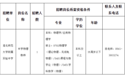 澳门太阳集团城网址96612023年附属实验中学物理教师招聘（人事代理）考核公告