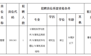 澳门太阳集团城网址96612023年网络与信息中心管理岗位招聘考核公告